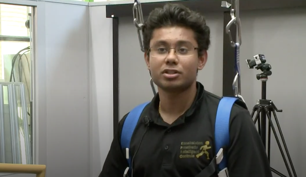 Krishan Bhakta was featured in Atlanta news for his work on robotic transfemoral prostheses